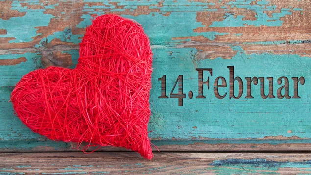 14. februar valentinstag rotes herz herunterladen