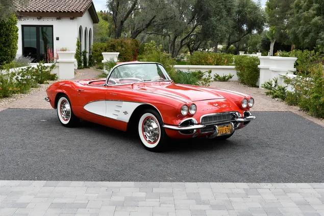 1961 Chevrolet Corvette C1 327ci V8 05 2k Wallpaper Download