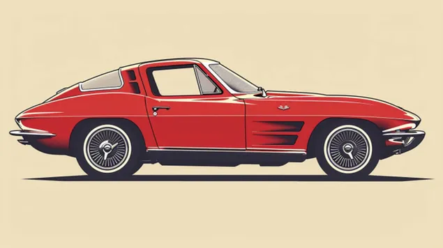 chevrolet corvette iz 1963.: remek-djelo vintage preuzmi