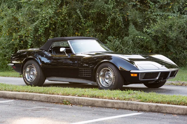 1971 Chevrolet Corvette Stingray (C3) 5.7 V8 04 2K wallpaper download