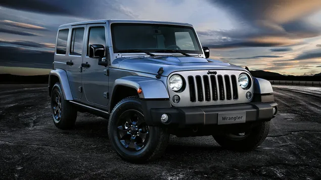 Jeep Wrangler Unlimited Black Edition II 02 2015 کاغذدیواری  HD