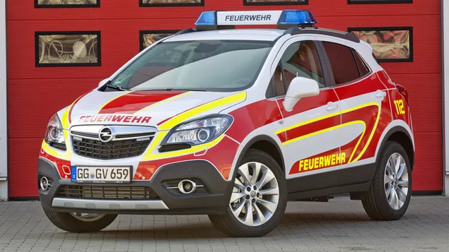 Tapeta 2015 Opel Mokka Feuerwehr 02 HD