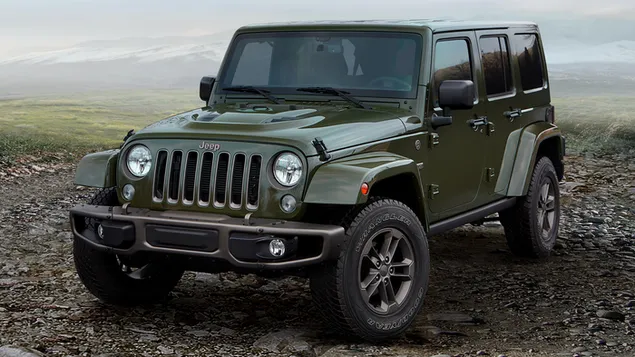 2016 m. Jeep Wrangler Unlimited 75-osios metinės 03 HD ekrano užsklanda