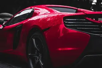 2017 Red Mclaren P1 a 5-a aniversare 4K imagine de fundal