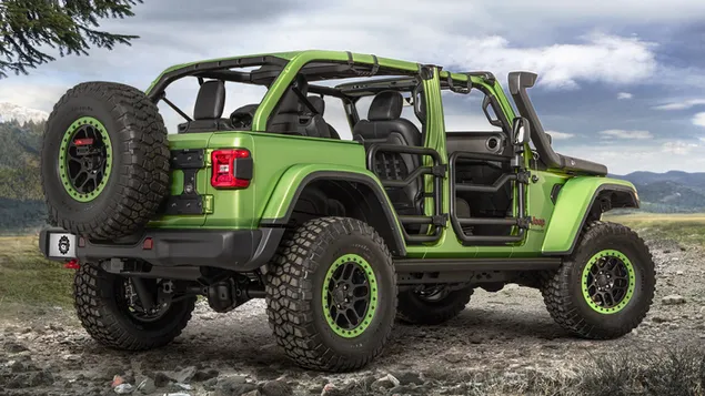 2018 Jeep Wrangler Unlimited Rubicon by Mopar 01 HD 壁紙