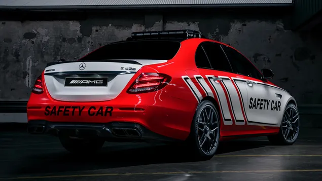 2018 Mercedes-AMG E 63 S Makinë e Sigurisë 02 HD sfond