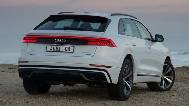 Taustakuva 2019 Audi Q8 55 TFSI S Line Black Styling Package 02 HD