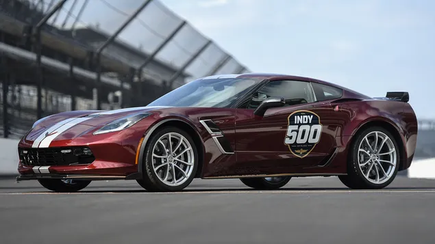 Mobil Chevrolet Corvette Grand Sport Indy 500 Pace 2019 03
