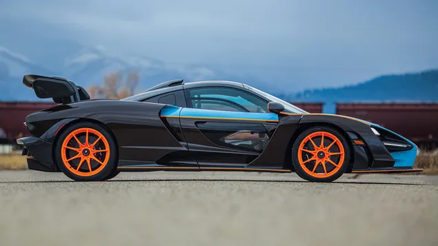 Taustakuva 2019 McLaren Senna Gulf Oil -teema, MSO 02 HD