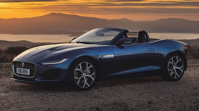2020 Jaguar F-Type Convertible 01 HD kertas dinding