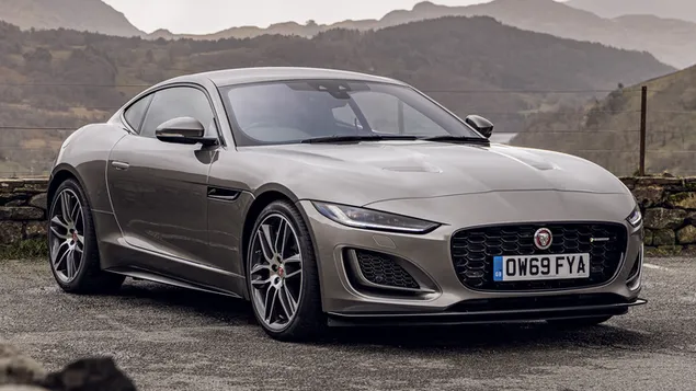 2020 m. Jaguar F-Type P 450 Coupe R-Dynamic 03 HD ekrano užsklanda