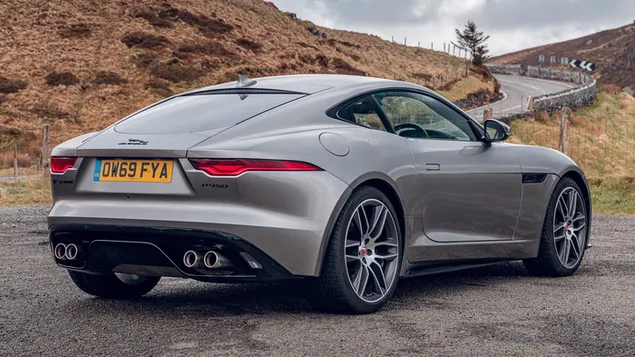 2020 m. Jaguar F-Type P 450 Coupe R-Dynamic 04 HD ekrano užsklanda