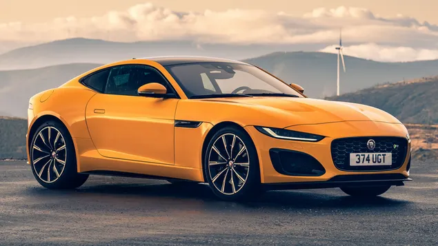 2020 m. Jaguar F-Type R Coupe 02 HD ekrano užsklanda