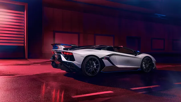 2020 年蘭博基尼 Aventador SVJ 跑車 Xago 版 01 4K 壁紙