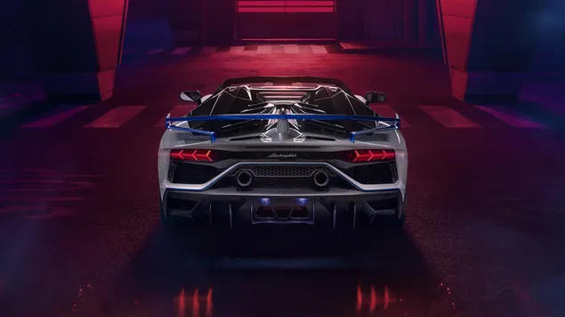 Преземете 2020 Lamborghini Aventador SVJ Roadster Xago издание 02