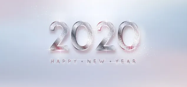 2020 Laat het het gelukkigste nieuwjaar worden :) 2K achtergrond