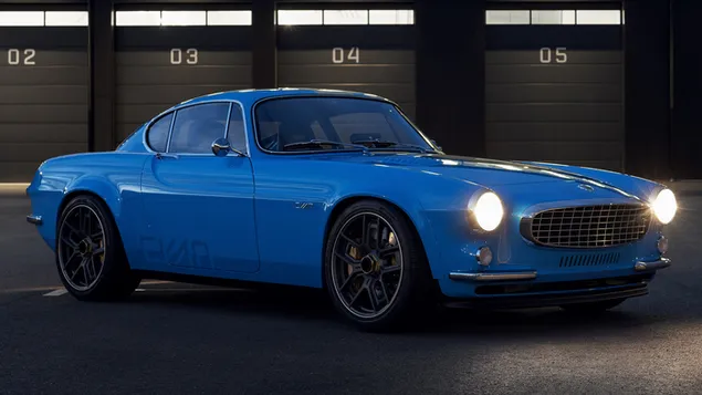 2020ボルボP1800シアン HD 壁紙