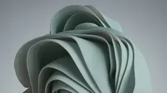 Tapeta (2021) 3D Glacier Ribbon – pozadí Windows 11 4K