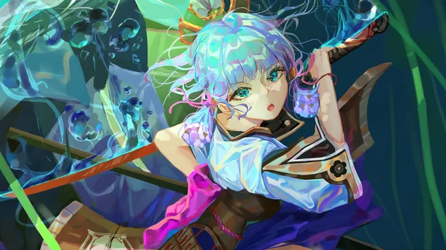 (2021) איאקה (דמות קריו) | גנשין השפעה | (משחק וידאו אנימה) 4K טפט