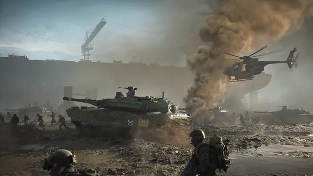 Hình nền (2021) Battle Departure - Battlefield 2042 (Trò chơi điện tử) 4K