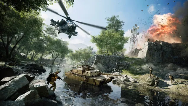 Hình nền (2021) Battleground - Battlefield 2042 (Trò chơi điện tử) 4K