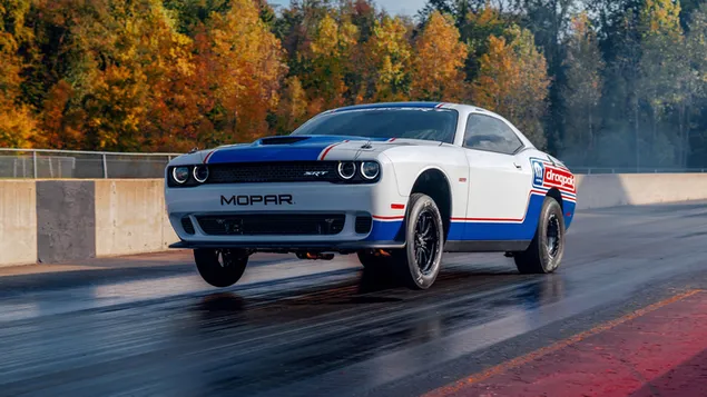 2021 道奇挑战者 SRT Mopar Drag Pak 04 4K 壁纸