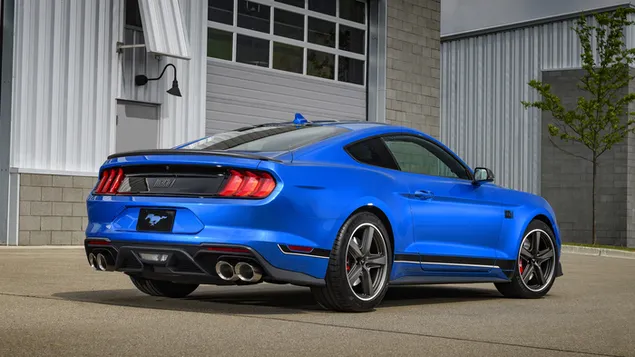 2021 Ford Mustang Mach 1 04 4K sfond