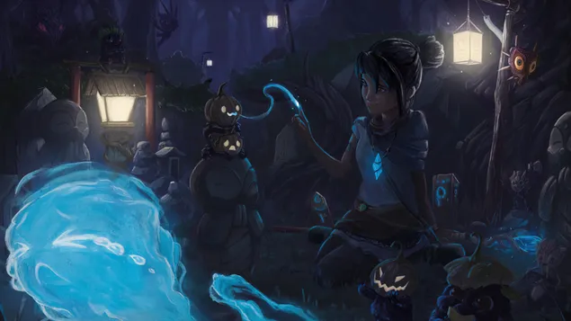 Tapeta (2021) Halloween Spirit | Kena – Most duchov (videohra) 4K