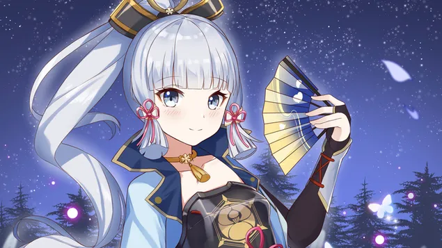 (2021) Kamisato 'Ayaka' - Genshin Impact（动漫电子游戏） 4K 壁纸