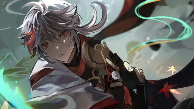 Шпалери (2021) Kazuha - Genshin Impact [аніме-відеогра] 4K