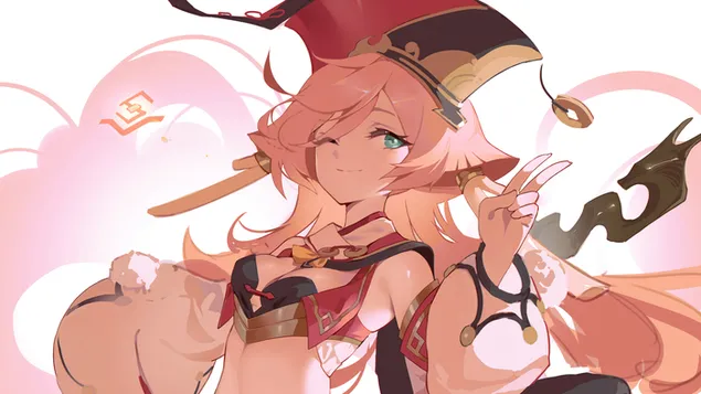 (2021) Competenza legale 'Yanfei' - Genshin Impact (videogioco anime) 4K sfondo