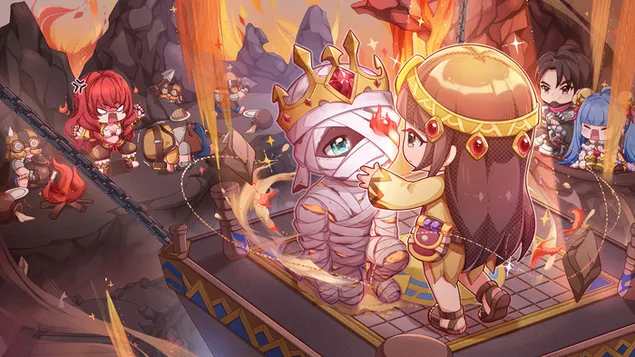 Taustakuva (2021) Mummy King - Ragnarok X: Next Generation (Anime Video Game) 4K