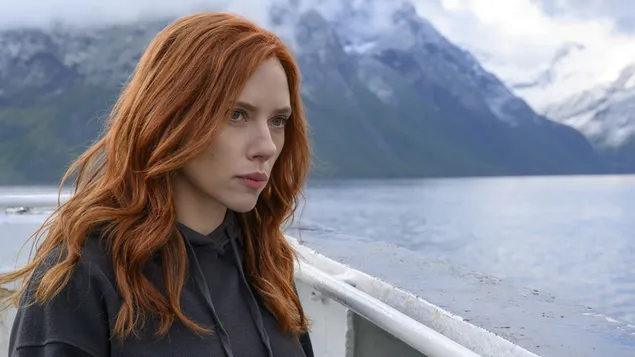 (2021.) Natasha Romanoff (Scarlett Johansson) - film 'Crna udovica' 4K pozadina