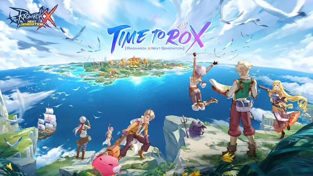 (2021) Ragnarok X: Next Generation 'ROX' (Anime-videogame) 4K achtergrond