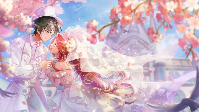 (2021) Spring Wedding - 'Ragnarok X: Next Generation' (Anime Video Game) 4K wallpaper