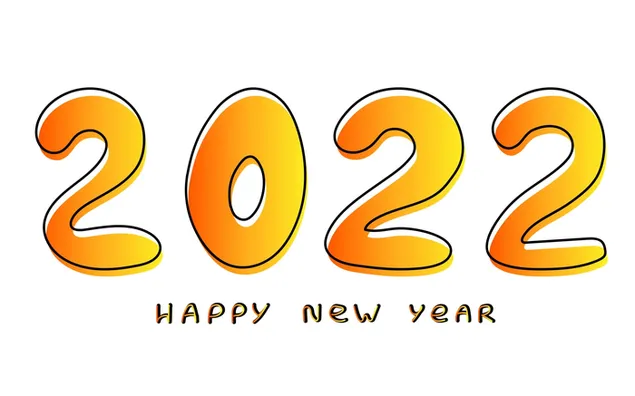 2022 selamat tahun baru sederhana