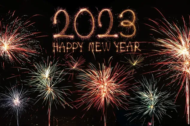 2023 HAPPY NEW YEAR fireworks display download