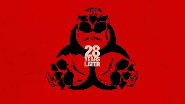 Poster horor filma 28 godina kasnije iz 2025 8K pozadina