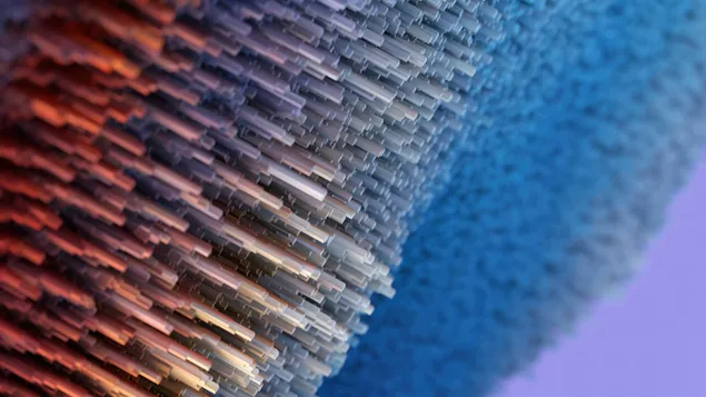 3D Abstrakte Veelhoek 4K muurpapier