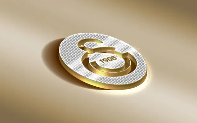 3D GS-logo met swarovski