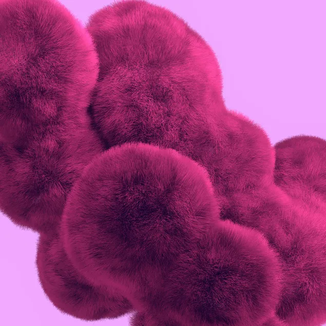 3D Pink Fur