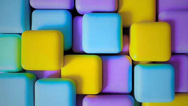 Фон на работния плот с 3D форма 4K тапет