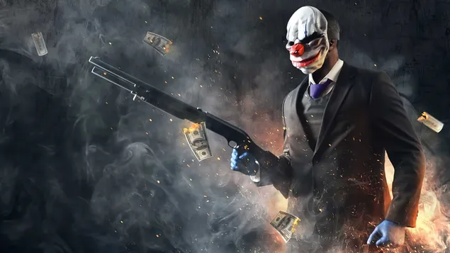 3rd series gun character from the Payday video game download