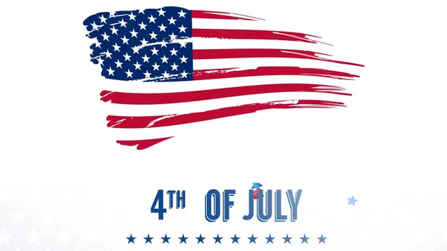 4 Juli Bendera Amerika unduhan