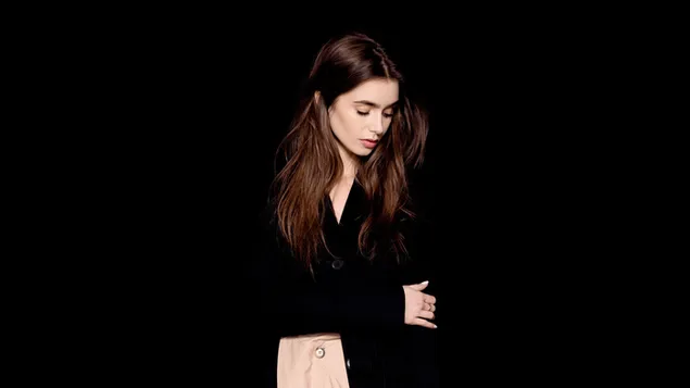 (5k) 'Lily Collins' in The Observer Magazine Photoshoot