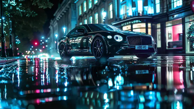 une bentley continental gt soulignant sa presence luxueuse et imposante telechargement