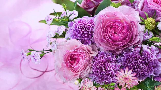 ピンクの花の花束 ダウンロード