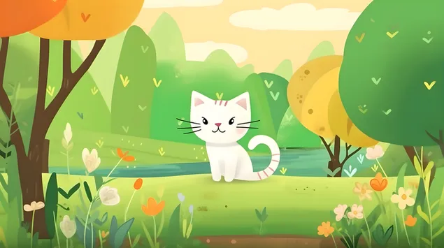 Ting niYi Ren deZuo tsuteirukawaiiXiao sanaMao no2dMan Hua  daunrodo