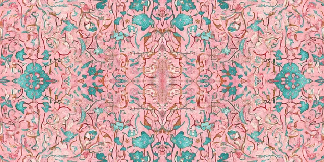 نمط نسيجي عتيق متماثل ودقيق ومعقد 2K خلفية