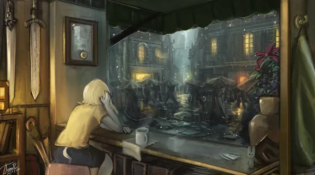 יום משעמם 2K טפט